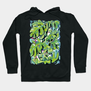 Cheese plant foliage Hoodie